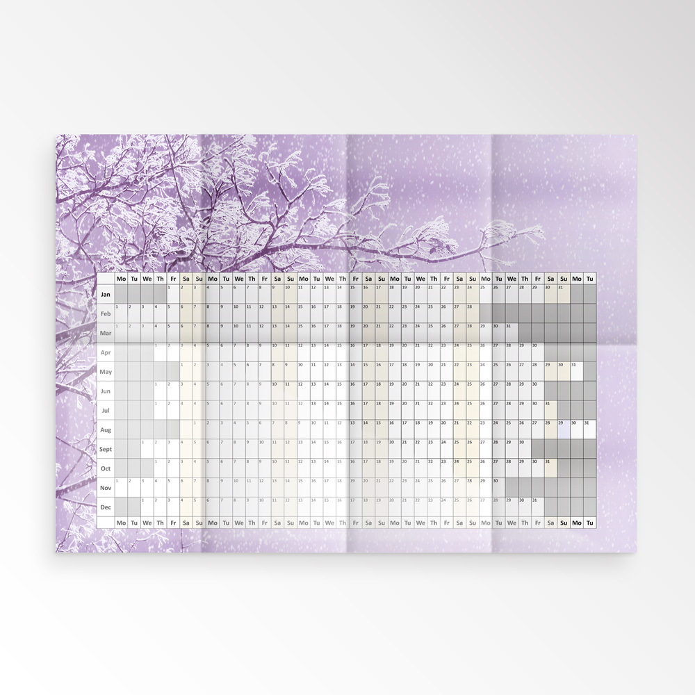 Folded Wall Planner