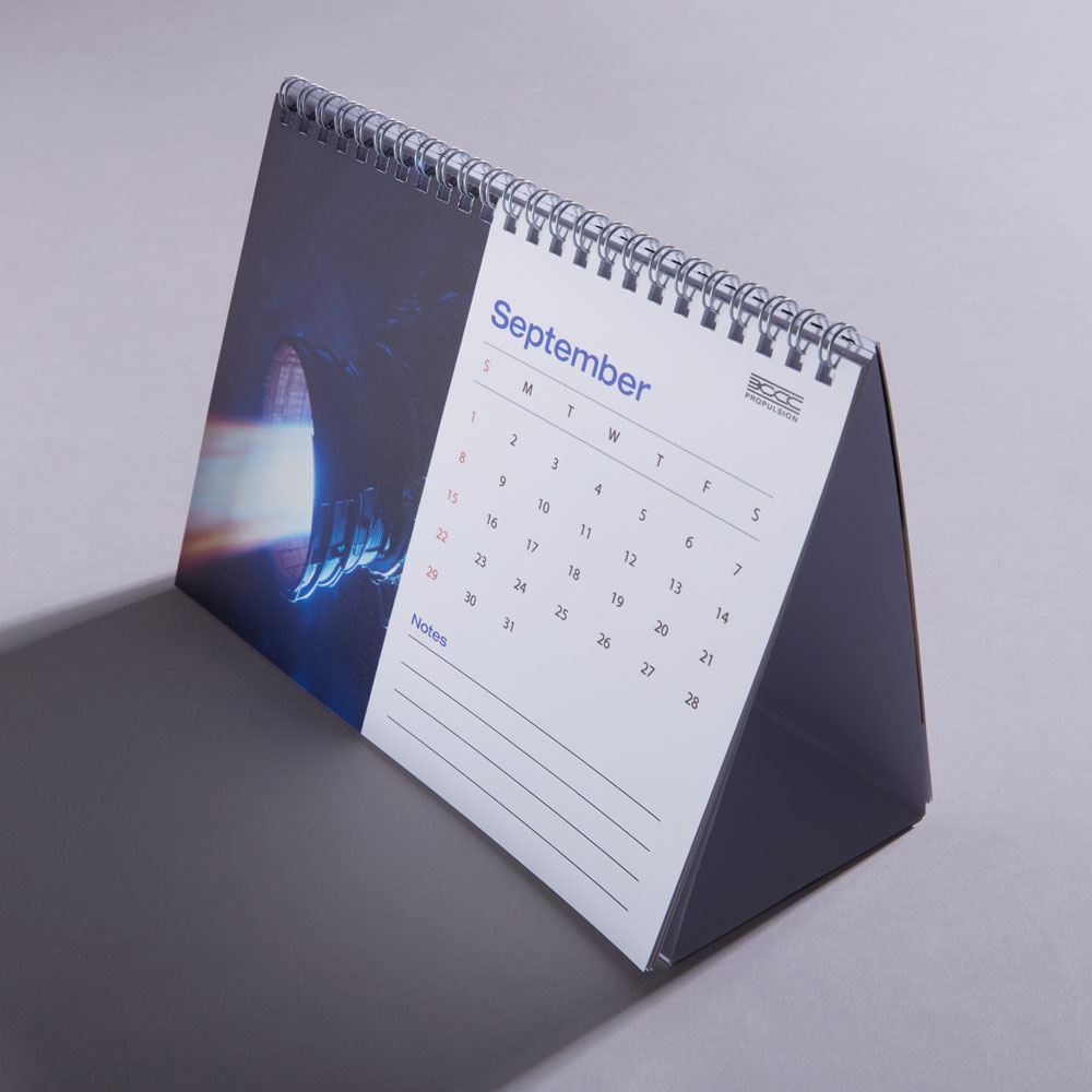 A5 Desk Calendar Constructed 