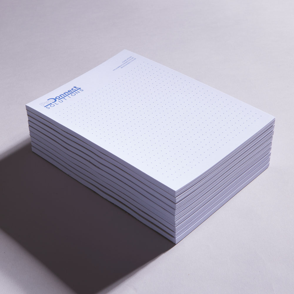 Glued Notepads Stacked
