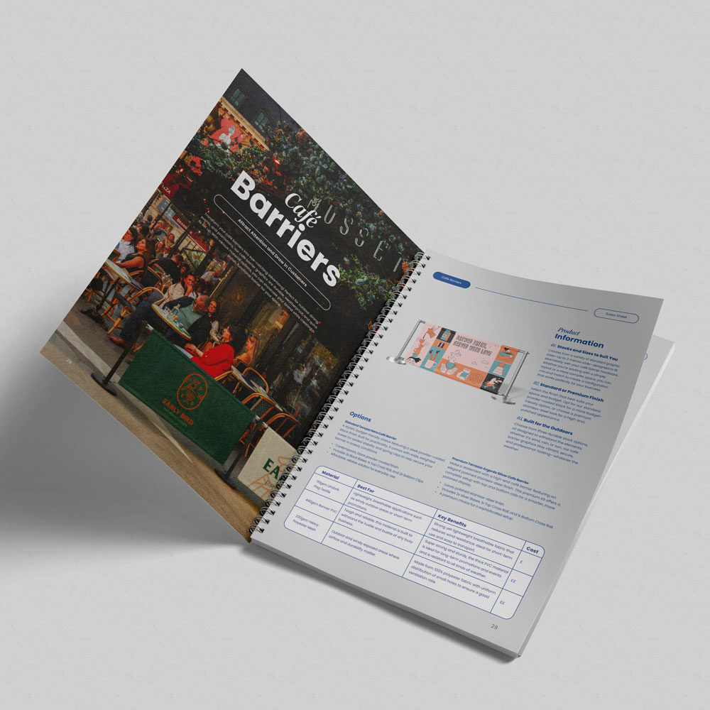 Custom Cover Large Format Reseller Catalogue