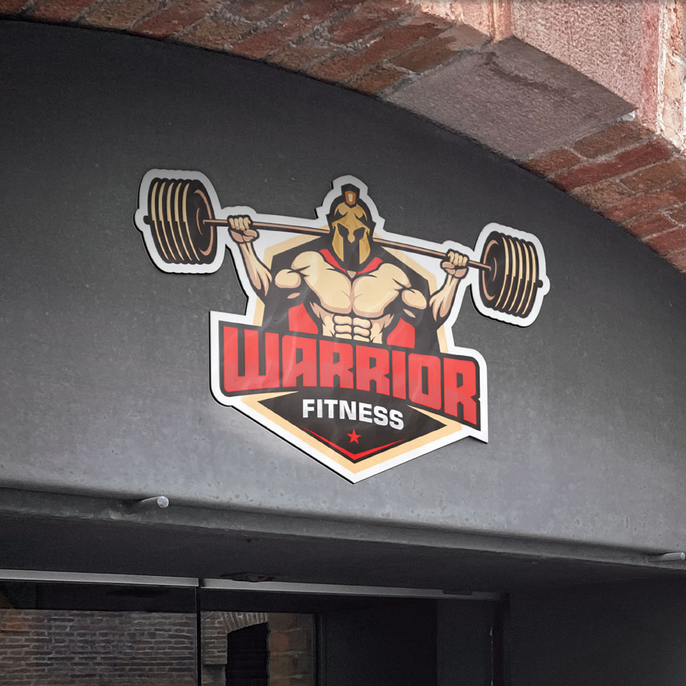 Custom Shape Gym Sign
