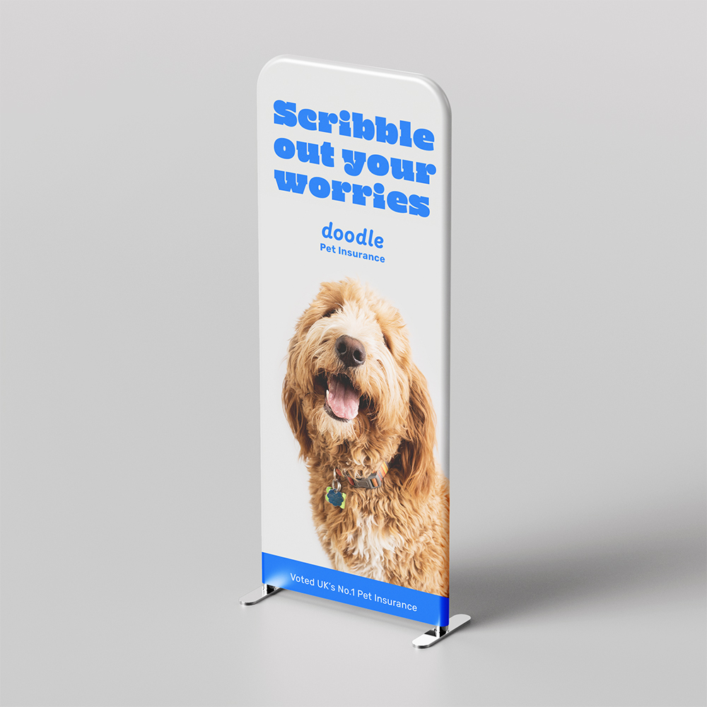 Route 1 Print | Stretch Fabric Display Stands