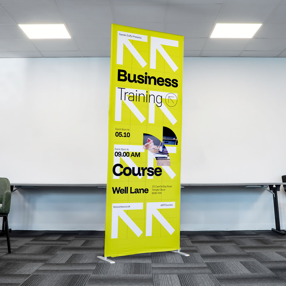 Route 1 Print | Stretch Fabric Tube Banners