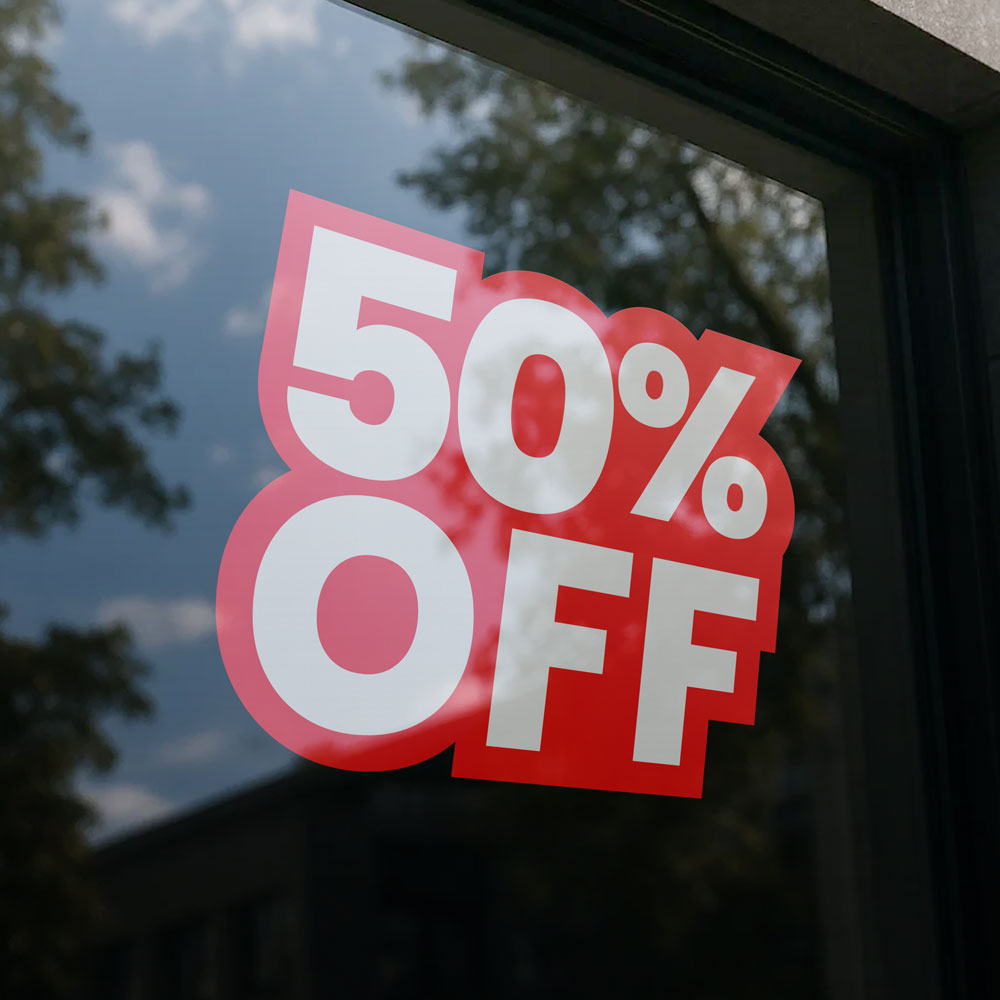 Custom Shape Window Cling
