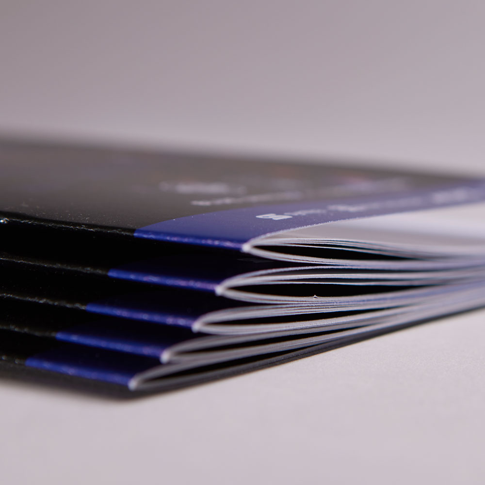 A5 Stapled Booklet Spine
