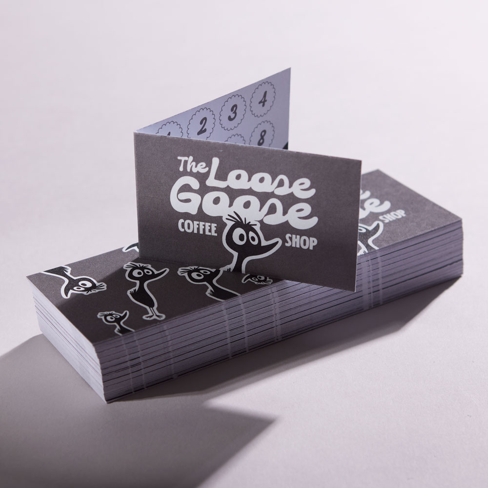 Folded Business Cards