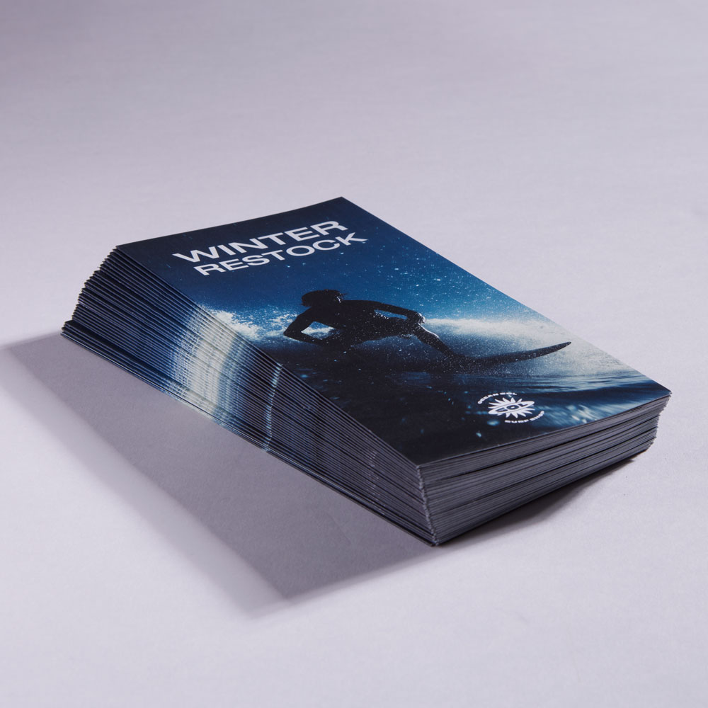 DL Perforated C-Fold Folded Leaflet Stack