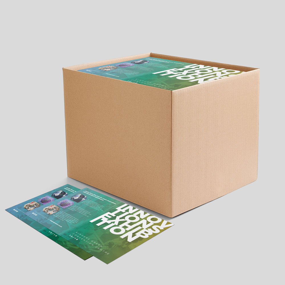 Creased Leaflets Supplied Flat in Box